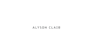 Blog – Alyson Clair